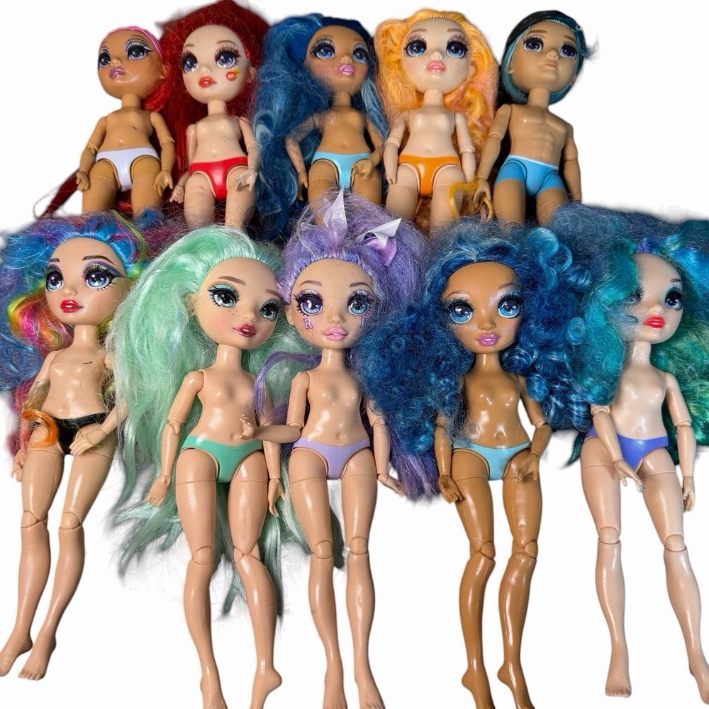 Rainbow High Dolls Lot Of 10 Avery Styles Ruby Anderson Skyler Bradshaw River